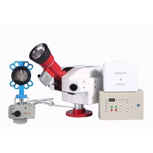Canon à eau intelligent à suivi automatique en altitude, dispositif d'extinction d'incendie DN20 en acier inoxydable durable pour incendies de classe A et B - Product Image 2