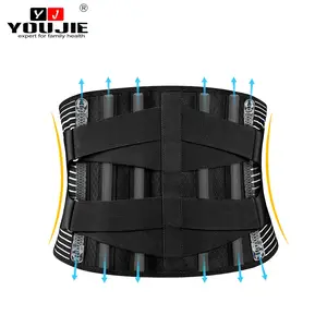 Factory Direct Supply Graphene Heated Far Infrared Massage Support Waist Belt with 3 Vibration Modes