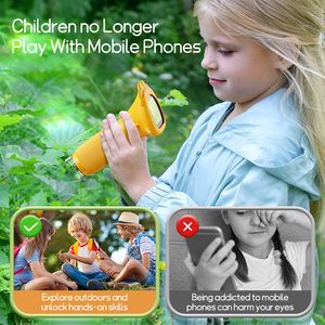 <span class=keywords><strong>Microscope</strong></span> numérique portable pour enfants, couleur jaune 372, 2MP, écran IPS de 2 pouces, <span class=keywords><strong>microscope</strong></span> pour enfants, apprentissage éducatif, vente chaude - Product Image 3