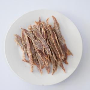 Fábrica ODM OEM Etiqueta privada 100 g/bolsa Golosinas para mascotas Premium Sin agregado Pato Jerky Carnoso Golosinas para perros Snacks Pato Jerky Golosinas para perros - Product Image 2