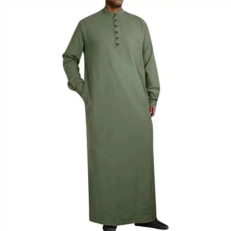 Venta al por mayor nueva llegada ropa musulmana árabe Thobe hombres musulmanes Thobe/Kaftan/Bata