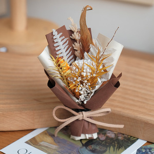 Ramo pequeño <span class=keywords><strong>de</strong></span> <span class=keywords><strong>flores</strong></span> secas preservadas para ventilación <span class=keywords><strong>de</strong></span> coche, recuerdos <span class=keywords><strong>de</strong></span> boda, regalos <span class=keywords><strong>de</strong></span> cumpleaños, Material fresco para el hogar, Año Nuevo chino - Product Image 6