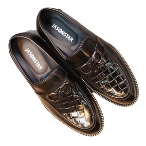 คอลเลกชันฤดูใบไม้ผลิใหม่ รองเท้าหนังแท้สำหรับผู้ชาย พื้นหนา ดีไซน์ D Ring สไตล์อังกฤษ รองเท้าโลฟเฟอร์แบบสวม - Product Image 6