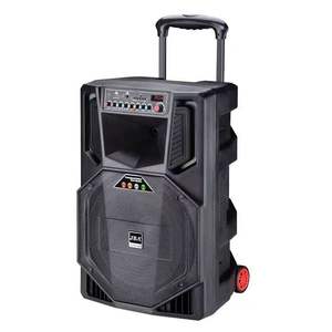 Altavoz Portátil Multifuncional con Ruedas <span class=keywords><strong>JBA</strong></span> T-6A de 15 Pulgadas de Alta Calidad para Karaoke con 2 Micrófonos Inalámbricos - Product Image 1