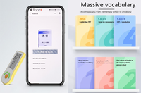 Appareil électronique portable d'apprentissage des mots anglais 2026, dictionnaire E-ink, cartes flash, machine éducative pour enfants, écran 2,13 pouces, 550 mAh