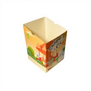 Großhandel Kundenspezifisch Bedruckte Recycelte Materialien Zusammenklappbare Kinder-<span class=keywords><strong>Cartoon</strong></span>-Masken Beschichtete Papierbox - Product Image 4