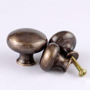 Simple Brass Wardrobe Cabinet <strong>Door</strong> Drawer Handle <strong>Knob</strong> Round Solid Brass Furniture <strong>Door</strong> <strong>Knobs</strong> Pull - Product Image 1