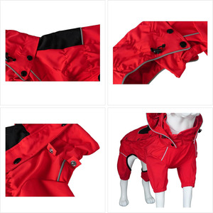 Impermeable para Perros de Cuatro Patas, con Capucha y Reflectante, Chaqueta Impermeable para Perros, Traje de Lluvia para Mascotas - Product Image 4
