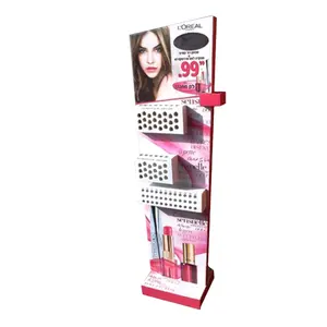 New Design Modern Style Wholesale Metal Cosmetic Display Stand for Loreal