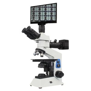 SANQTID BH200M 三眼金属顕微鏡 デジタルHDカメラ 生物学研究 偏光機能付き 鉱物用 - Product Image 1