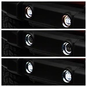 Luces antiniebla LED N2 duraderas de 60W, luces antiniebla blancas con <span class=keywords><strong>Halo</strong></span> ámbar y blanco, IP68, resistente al agua, para Jeep Wrangler JK <span class=keywords><strong>2007</strong></span>-2019 - Product Image 6