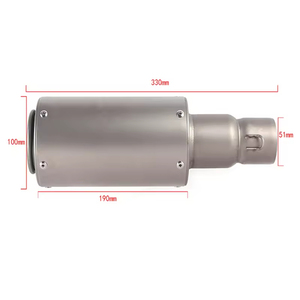 Silencieux d'échappement de <span class=keywords><strong>moto</strong></span> 51MM <span class=keywords><strong>GP</strong></span> Racing avec Db Killer pour Dukati 696 848 tmax 500 530 crf 230 nc750x - Product Image 4