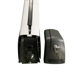 Barras Transversales Universales de Aleación de Aluminio Plateadas/Negras para Techo de SUV, Accesorios para Carrocería de Automóvil, Barras Superiores - Product Image 4