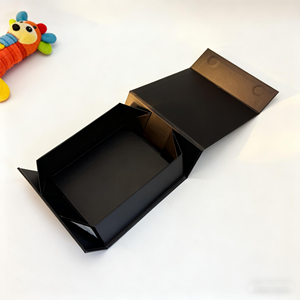 Boîte cadeau magnétique rigide en carton plié, emballage unique pour vêtements et chaussures, logo personnalisé recyclable, emballage plat - Product Image 6