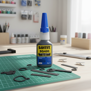 고강도 시아노아크릴레이트 접착제 480 금속 플라스틱 고무 목재 유리용 순간접착제 빠른 경화 산업용 - Product Image 5