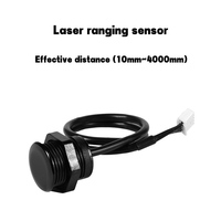 Sensor de Distancia Láser de Grado Industrial, Sensor de Proximidad Óptico Fotoeléctrico IR, Medición de Distancia de Alta Sensibilidad y Largo Alcance