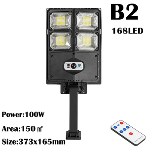 1000w Solar Flood <b>Lights</b> Outdoor IP65 Street Lamp Waterproof Motion <b>Sensor</b> Lighting 3 Modes 180Adjustable for Parking Lot Yard - Product Image 3