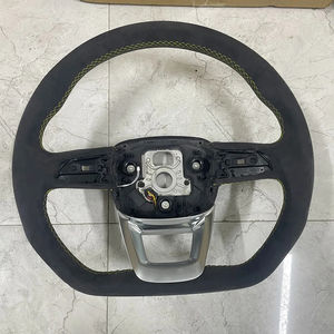 Volante de Cuero para Auto para Audi Q5 Sq5 2013-2025, Volante Deportivo Mejorado con Base Plana y Calefacción - Product Image 4