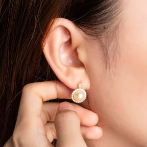 Pendientes de Perlas de Agua de Mar Akoya Naturales S925 con Diseño Personalizado de Messi - Product Image 4