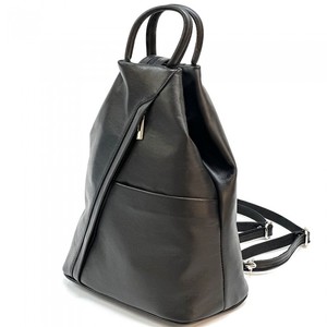 Elegant Genuine Leather <b>Backpack</b> for Women Durable Stylish Daypack with Multi Compartment Zipper Storage for School Travel - Product Image 2
