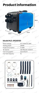 Calentador Diésel Todo en Uno 12V 24V 220V, Calefactor Portátil de Aire 5KW para Coche, Caravana, Camping, Bajo Precio, Venta al por Mayor, Calefactor de Estacionamiento - Product Image 6