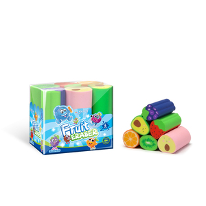 Yalong couleurs mélangées gommes TPR matériel caoutchouc fruits mignon gomme pour enfants fournitures scolaires en gros - Product Image 2