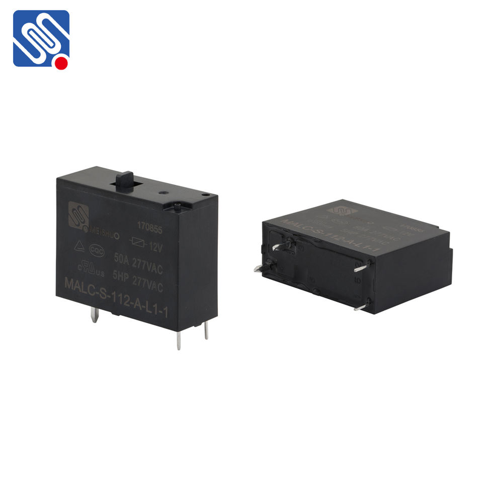 Meishuo MALC Miniature Electromagnetic Light Control Relay 12V 4Pin & 24V 5Pin Options Sealed Protection
