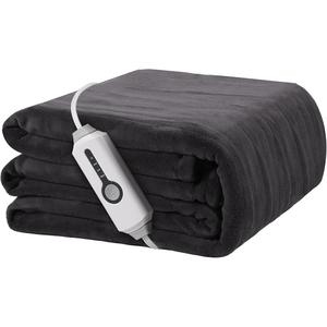 Couverture chauffante électrique en flanelle personnalisée 120V, vente en gros, couverture chauffante électrique pour lit et canapé, fabrication chinoise - Product Image 1