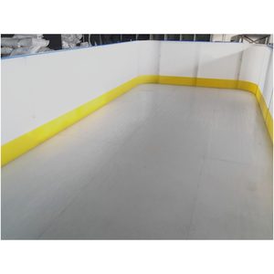 HDPE <b>Plastic</b> Ice Rink Boards Ice Hockey Shooting Pad Floorball Rink Dashboard <b>Fence</b> waterproof Ice Rink barriers - Product Image 4
