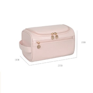 Premium Sensory Large Capacity Toiletries Storage Bag <b>Travel</b> Business Cosmetic for Men & Women Zipper PU Cosmetic <b>Cases</b> - Product Image 4