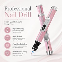 Perceuse à ongles électrique professionnelle avec vitesse réglable, marche avant/arrière, pour salon de manucure, vente en gros