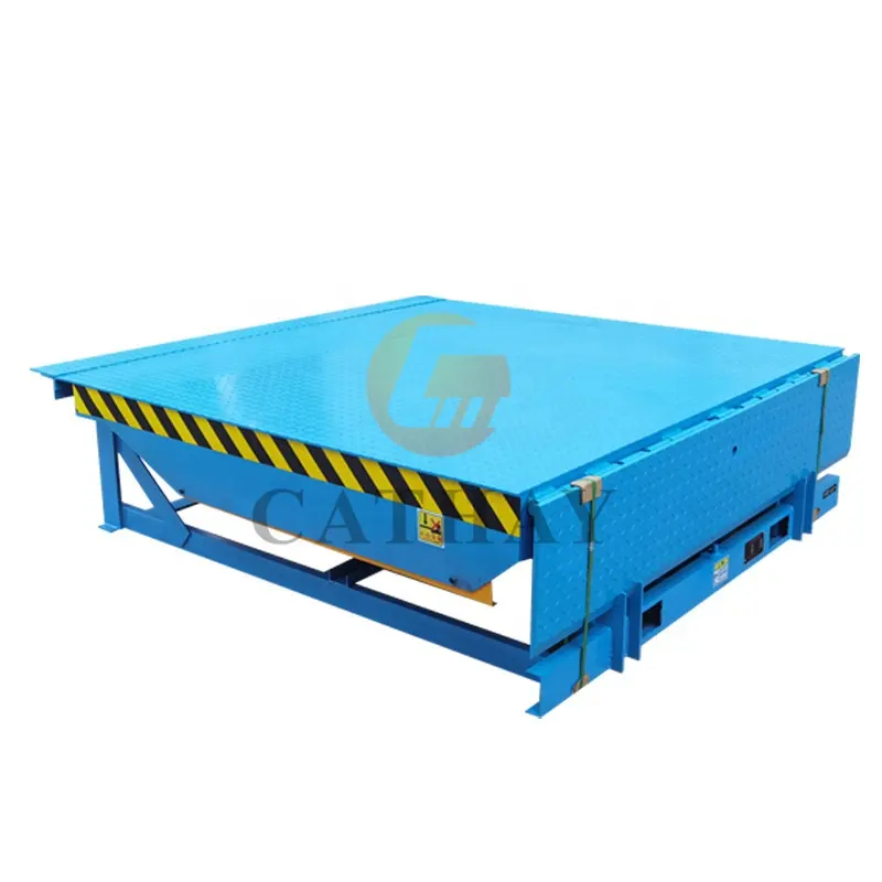 6ton 8ton 10ton heavy duty electric loading ramp indoor outdoor fixed dock leveller