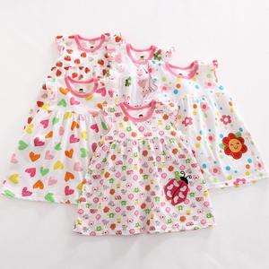 Europeo di Cotone Stampato Sveglio Del Bambino Del Vestito Del Bambino Del Vestito Dalla Ragazza - Product Image 6