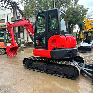 รถขุด KX155 ปี 2023 ใช้งานน้อย 5.5 ตัน กำลังเครื่องยนต์ 0.2 ลูกบาศก์เมตร ความจุบุ้งกี๋ 0.2 ลูกบาศก์เมตร ชิ้นส่วนไฮดรอลิก KYB กำลังไฟ 18.5 กิโลวัตต์ - Product Image 1