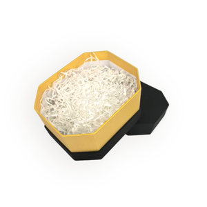 Custom Printed Logo <strong>Silver</strong>/Gold Foil Luxury 2-Piece Rigid Gift <strong>Boxes</strong> with Eco-Friendly Reusable Design Special Shape and Neck - Product Image 4