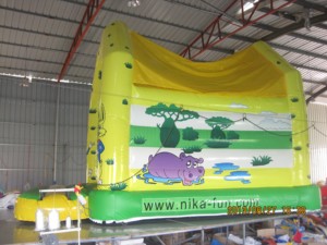 บ้านลมธีมสัตว์สำหรับเด็กเล่นกลางแจ้งให้เช่าสำหรับงานปาร์ตี้เชิงพาณิชย์ - Product Image 2