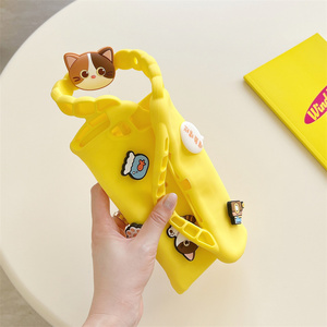 น่ารัก quncle เคสแท็บเล็ตซิลิโคนรูปกระต่ายแมวสำหรับ iPad Air Pro 10 Gen 6 10. 9นิ้วที่ยึดฝาครอบรูปโบว์2025 DIY โชคดี - Product Image 6