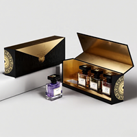 Bouteille de parfum en verre de luxe mini festival mélange de saveurs bouteille de 50ml 100ml recharge bouchon magnétique boîte cadeau vide gaufrage portable vente en gros