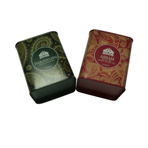 Professional Manufacturer Metal Printed Tin Box Square Tin Food Square Tea Cookie Chocolate Metal Tin Box