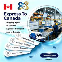 Agent maritime DDP, entreposage, fret, logistique express vers le Canada, Calgary, service de dédouanement international