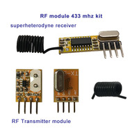 Module récepteur à code d'apprentissage 433,92 MHz DC5V 4 broches, carte récepteur RF superhétérodyne sans décodage AG-RXB12