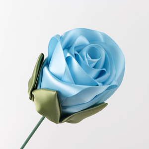 Roses artificielles en ruban, de jolies fleurs, pour décoration de mariage - Product Image 6