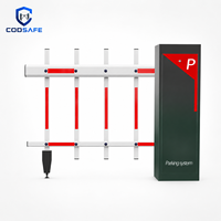 Barrière de parking robuste à bras articulé, système de stationnement intelligent pour la gestion d'entrées de communes et d'appartements en extérieur