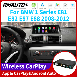 RMAUTO Wireless Apple CarPlay CIC System for BMW 1 Series E81 E82 E87 E88 2008-2012 Android Auto <b>Mirror</b> Link AirPlay <b>Car</b> Play - Product Image 1