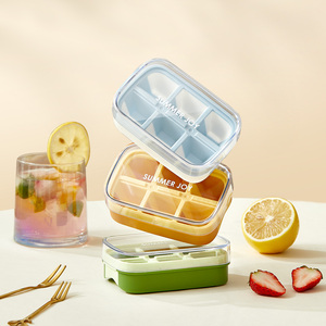 Kích thước nhỏ vuông <span class=keywords><strong>Ice</strong></span> Cube Khuôn Silicone chất liệu cho cocktail Whisky Silicone <span class=keywords><strong>Ice</strong></span> Cube Khuôn vuông <span class=keywords><strong>Ice</strong></span> <span class=keywords><strong>Maker</strong></span> 6 Cube khay đá - Product Image 3