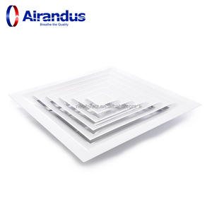 NOVO HVACR CD-SB Janela De Alumínio Quadrada Louver Vent Acessórios Opposite Blade Damper <span class=keywords><strong>Hvac</strong></span> Air Duct Louvers Teto Difusor - Product Image 3