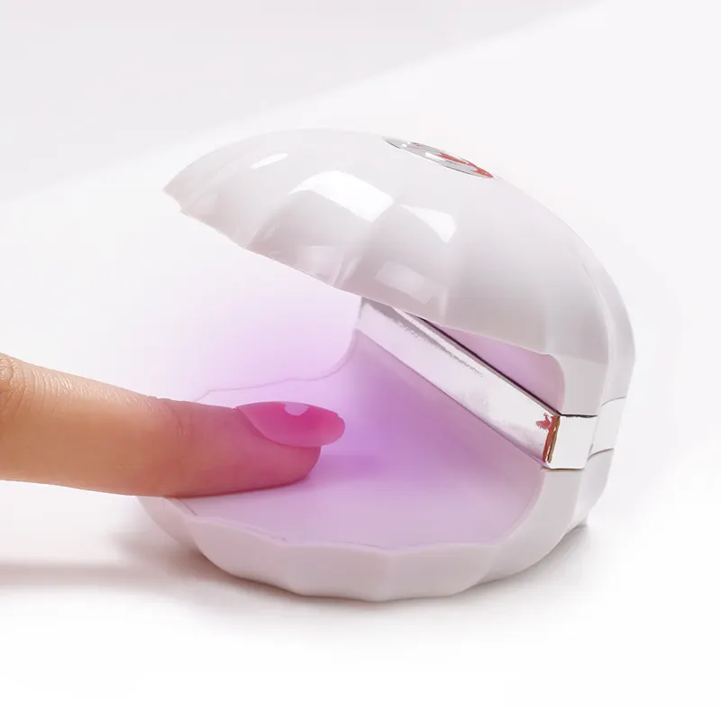 Portatile USB Shell Design Mini lampada per unghie 18W asciugatura rapida UV LED Light Curing Gel Polish Dryer Manicure macchina per fototerapia