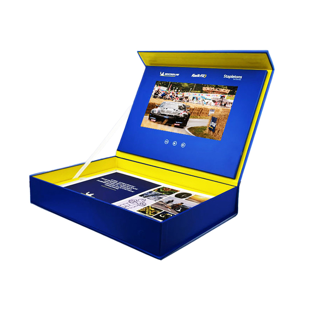 Custom 3 Inch 5 Inch 7 Inch HD 10.1 Inch LCD Screen Gift Box Video Brochure Light Control Greeting Cards Video Box