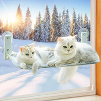 Usine Pet Chat Fenêtre Perchoir pour Intérieur Dormir Chat Hamac Fenêtre Pliable Amovible Housse De Coussin Chat Fenêtre Lit Pet Hamac