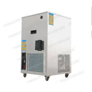 Commercial draft beer cooler with instant cooling system